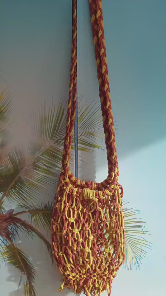 Sac filet "Coucher de Soleil"