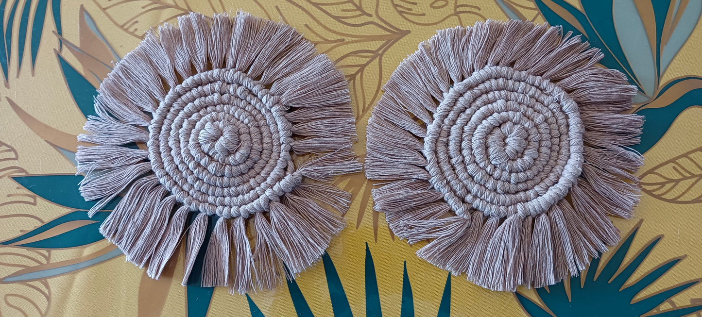 Lot de 2 sous verres