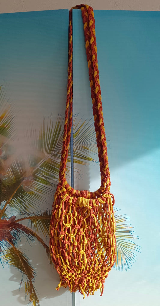 Sac filet "Coucher de Soleil"