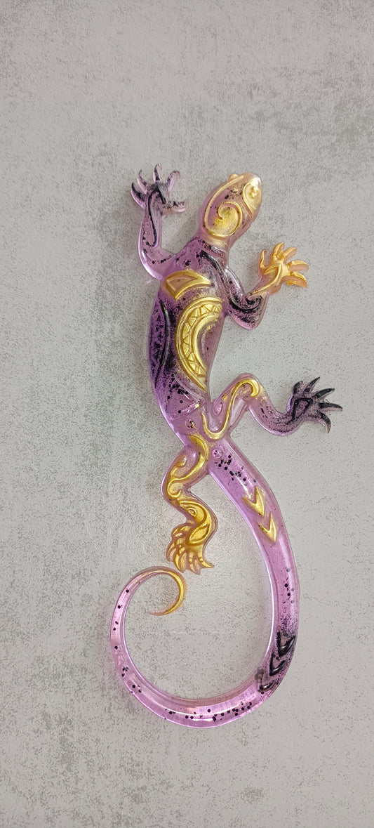 Salamandre 20 cm en résine époxy