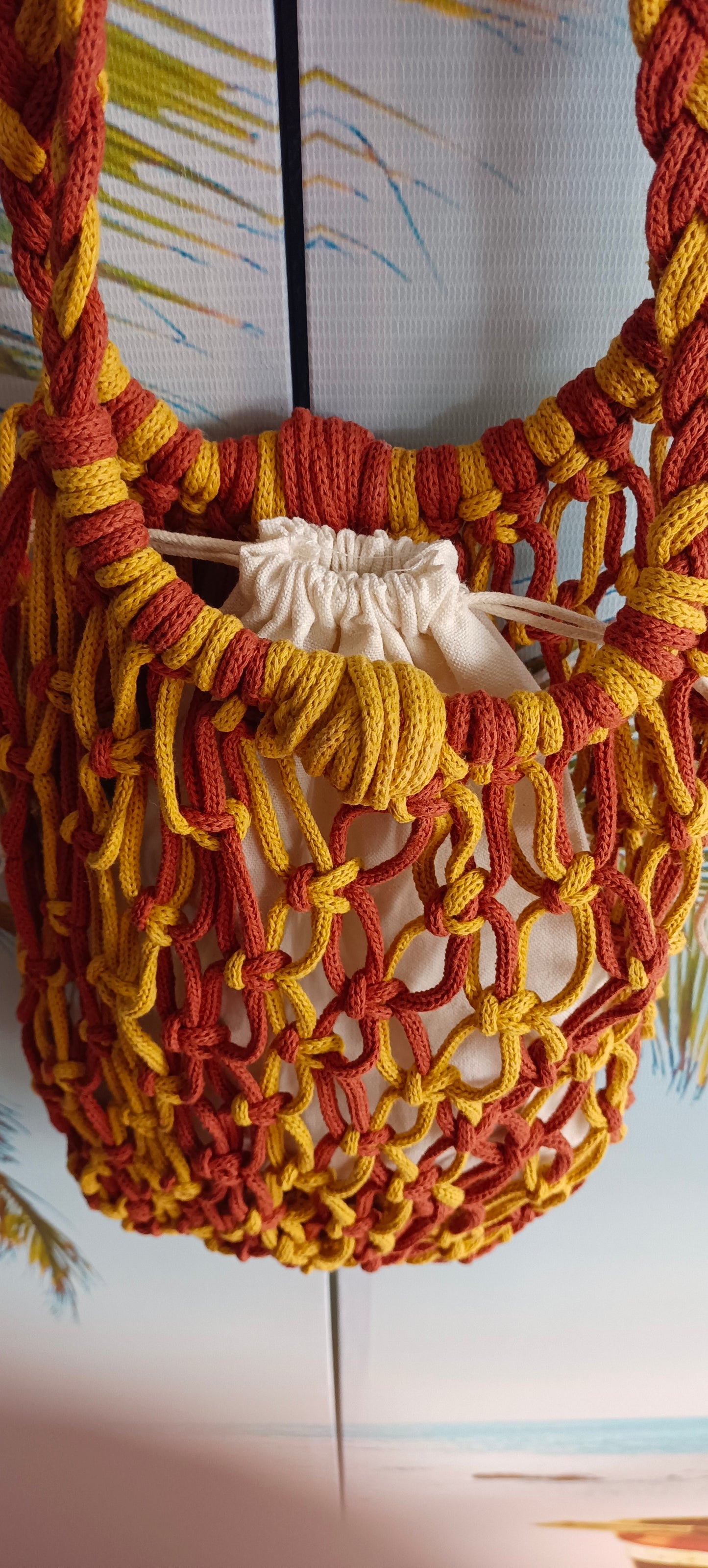 Sac filet "Coucher de Soleil"