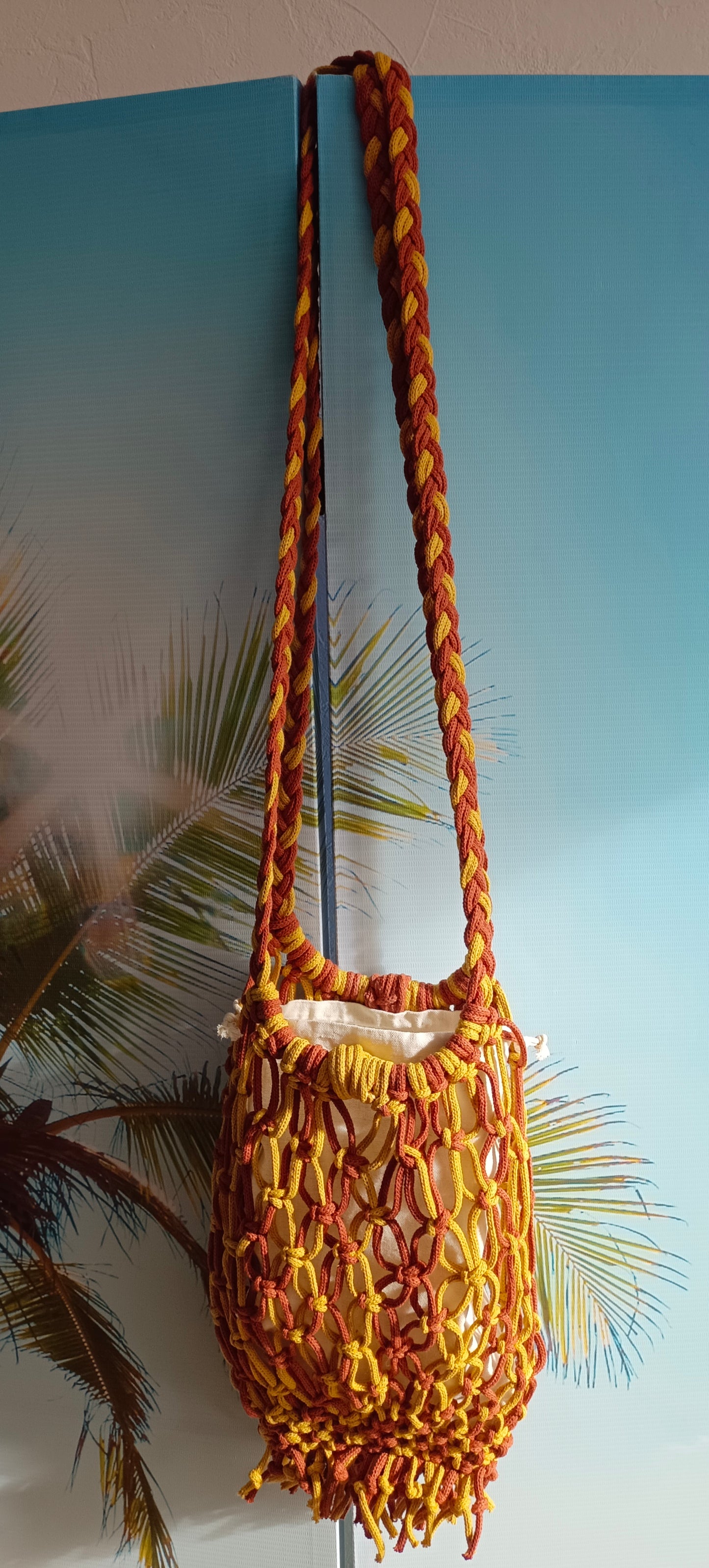 Sac filet "Coucher de Soleil"